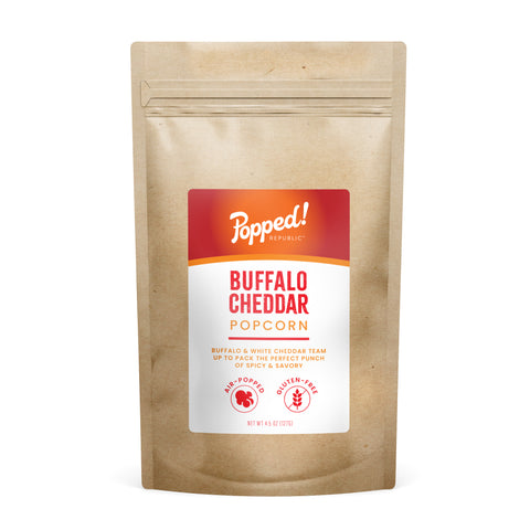 Buffalo Cheddar Popcorn