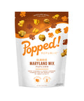Medium bag of small batch, air-popped Caramel and Cheese Popcorn from Popped! Republic