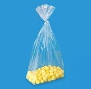 Gusseted Poly Bags for Popcorn - Clear - 25 Pack