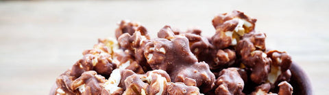 Chocolate Marshmallow Popcorn Treats