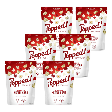 6 Pack of Medium Stand Up Pouches