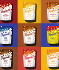 9 Flavor Variety Pack of Medium Stand Up Pouches Various Flavors Popped! Republic