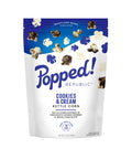 Resealable Medium bag of small batch, cookies and cream kettle corn from Popped! Republic